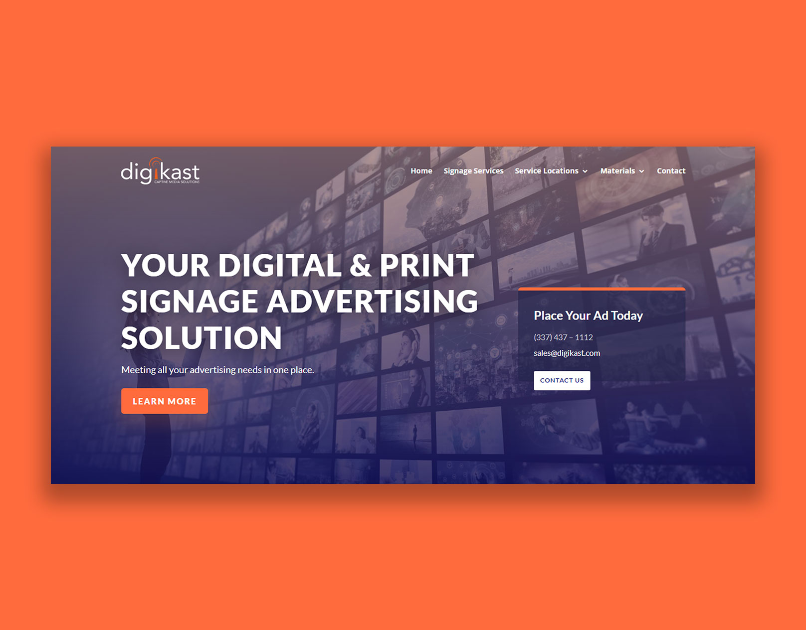 Digikast website
